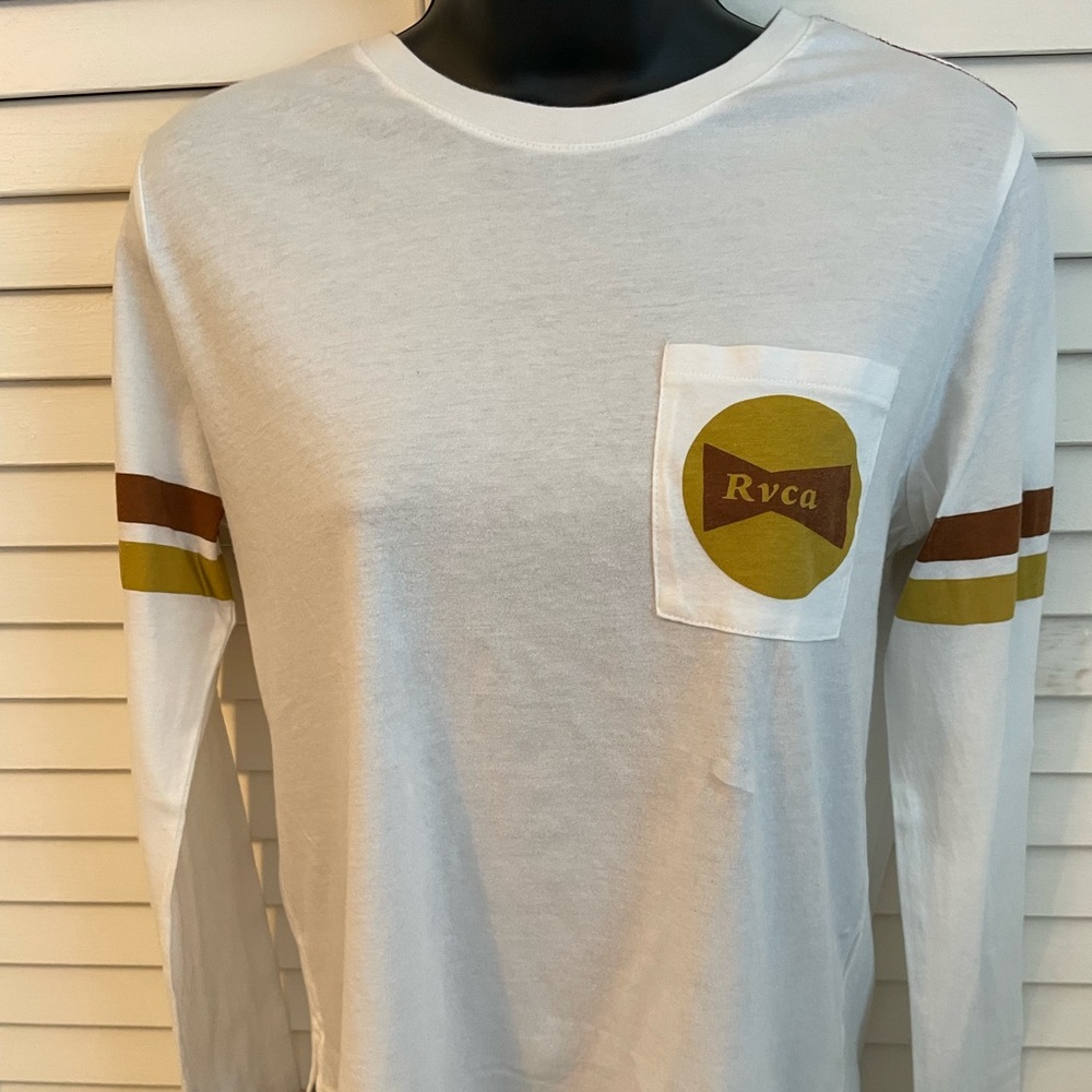 Women’s RVCA long sleeve cotton t-shirt